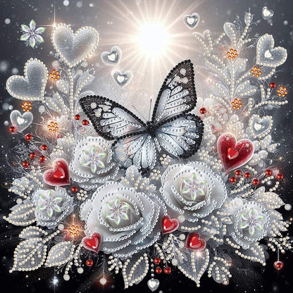 Butterfly - Special Shaped Drill Diamond Painting 30*30CM