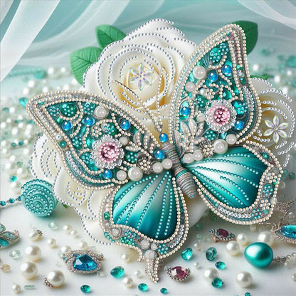 Butterfly - Special Shaped Drill Diamond Painting 30*30CM