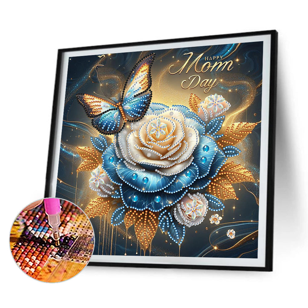 Butterfly - Special Shaped Drill Diamond Painting 30*30CM