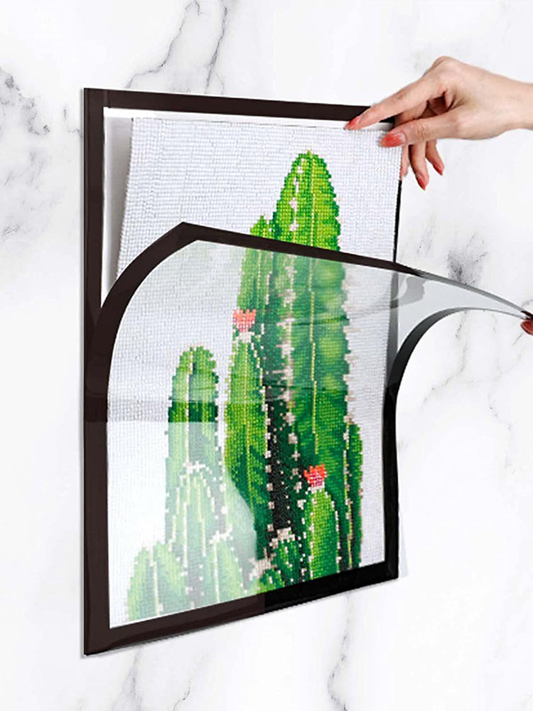3 Pack Magnetic Diamond Painting Frames for 30x30cm/30x40cm Diamond Art Canvas