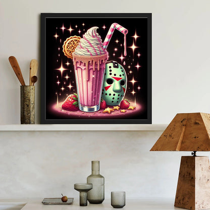 Ice Cream Mask Jason Magic - Full Round Drill Diamond Painting 40*40CM