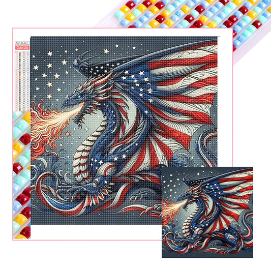 Flame Of Freedom - Full Square Drill Diamond Painting 40*40CM