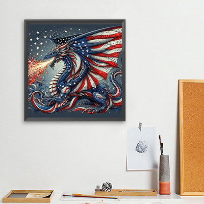 Flame Of Freedom - Full Square Drill Diamond Painting 40*40CM