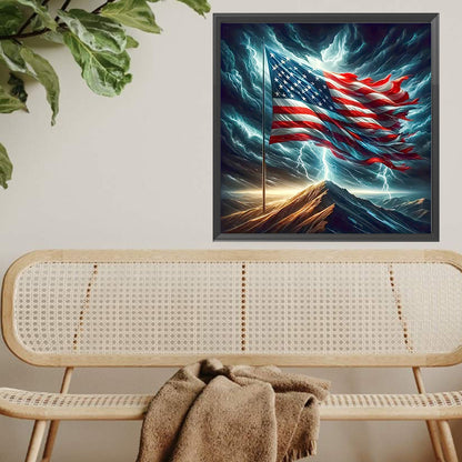 Patriotic Voice - Full Square Drill Diamond Painting 40*40CM