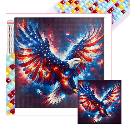 Independent Eagle - Full Square Drill Diamond Painting 40*40CM