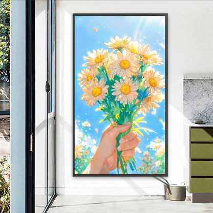 Bouquet In Hand - Full AB Round Drill Diamond Painting 40*70CM