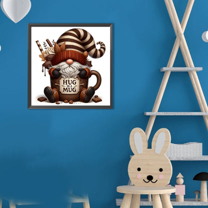 Coffee Bean Gnome - Full Round Drill Diamond Painting 30*30CM