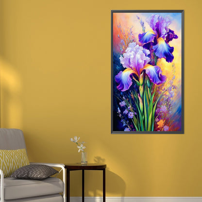 Iris - Full AB Square Drill Diamond Painting 40*70CM