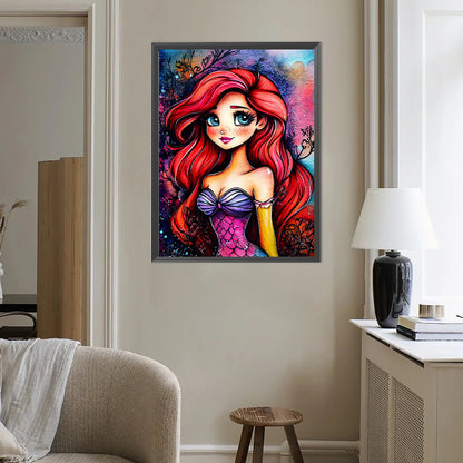Cartoon Girl - Full Round Drill Diamond Painting 40*50CM
