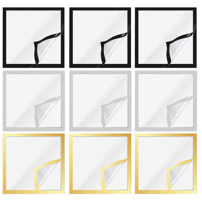 9Pcs Magnetic Picture Frame Magnetic Photo Frame Multifunctional for Party Decor