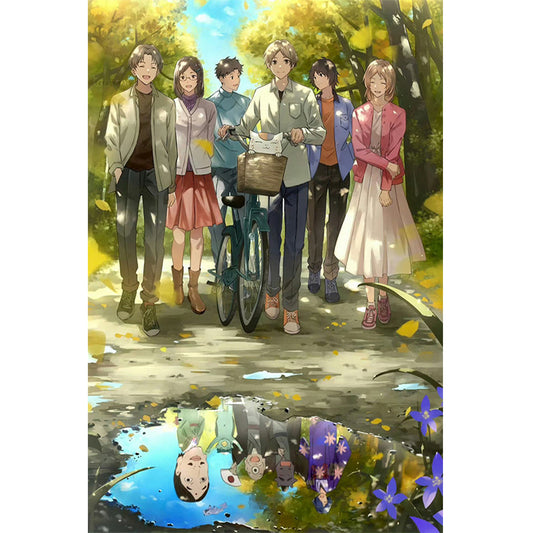 Natsume And Friends - Full Round Drill Diamond Painting 40*60CM