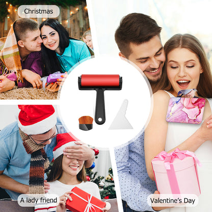 3Pcs 5D Diamond Art Accessories Kit Diamond Painting Roller Fix Tool Paint Brush