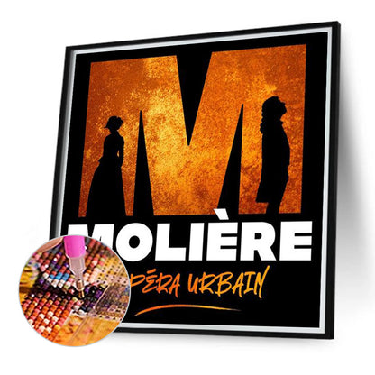 Moliere Musical - Full Round Drill Diamond Painting 40*40CM