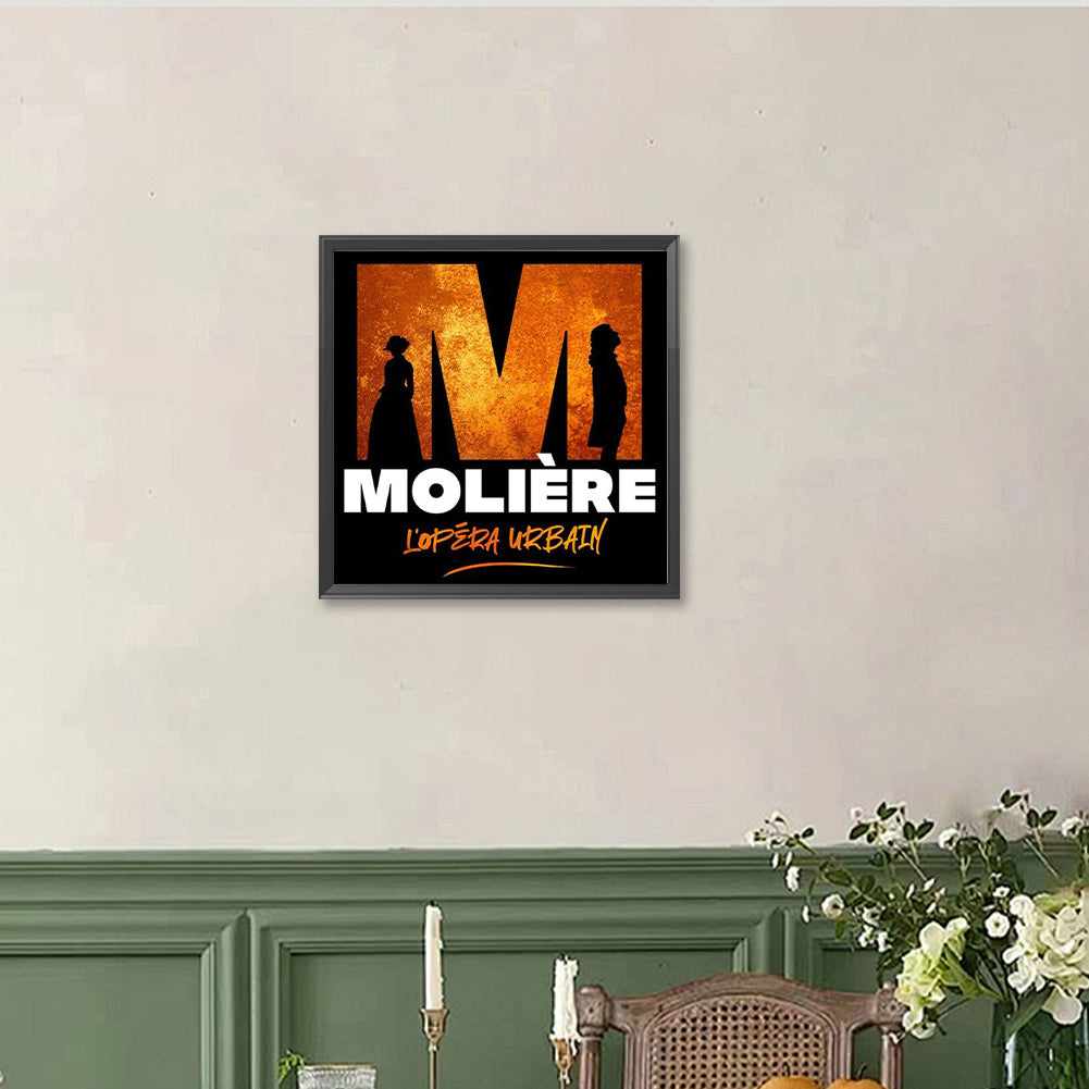 Moliere Musical - Full Round Drill Diamond Painting 40*40CM