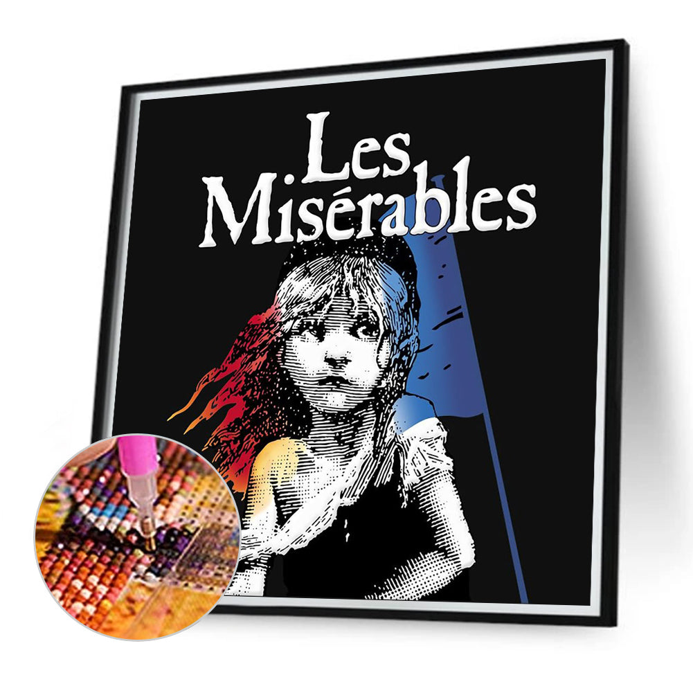 Les Miserables Musical - Full Round Drill Diamond Painting 40*40CM