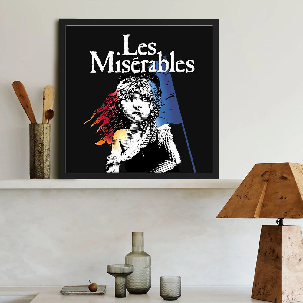 Les Miserables Musical - Full Round Drill Diamond Painting 40*40CM