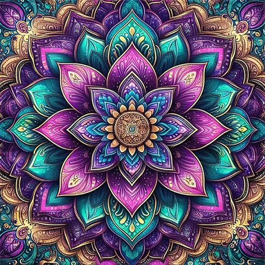 Mandala - Full AB Square Drill Diamond Painting 40*40CM