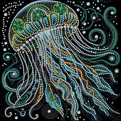 Marine Animals Jellyfish - Special Shaped Drill Diamond Painting 30*30CM