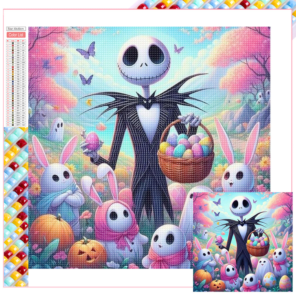 Jack Skeleton'S Easter - Full Square Drill Diamond Painting 40*40CM