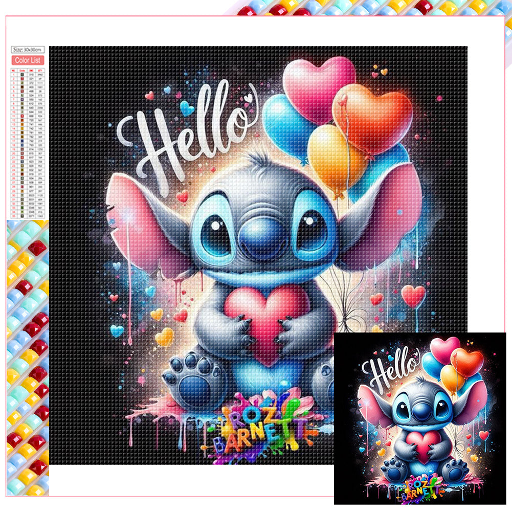 Stitch - Full Square Drill Diamond Painting 30*30CM