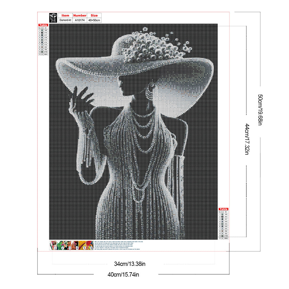 Pearl Girl - Full Round Drill Diamond Painting 40*50CM