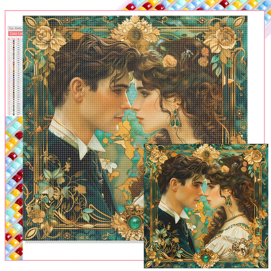 Romeo And Juliet - Full Square Drill Diamond Painting 40*40CM
