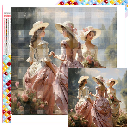 Ladies' Party - Full Square Drill Diamond Painting 40*40CM