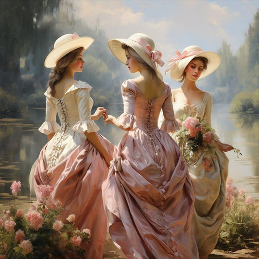 Ladies' Party - Full Square Drill Diamond Painting 40*40CM