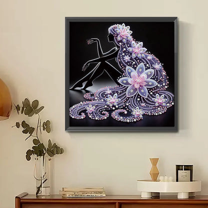 Elegant Lady - Special Shaped Drill Diamond Painting 30*30CM
