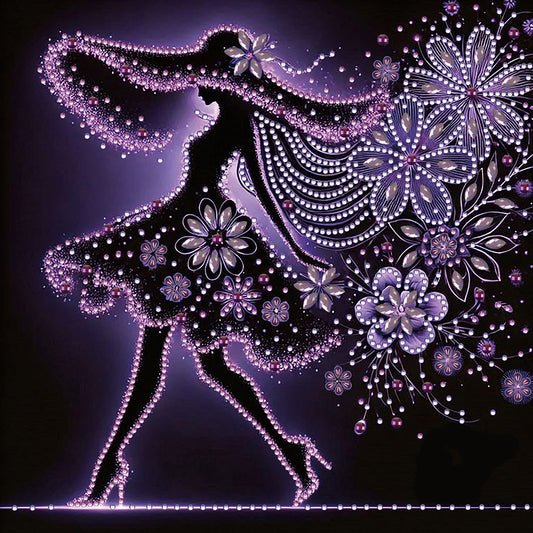 Elegant Lady - Special Shaped Drill Diamond Painting 30*30CM