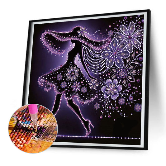 Elegant Lady - Special Shaped Drill Diamond Painting 30*30CM