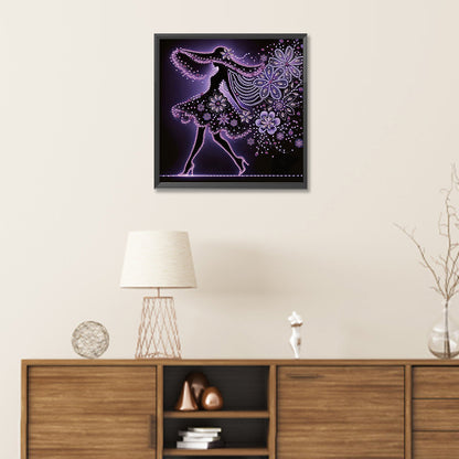 Elegant Lady - Special Shaped Drill Diamond Painting 30*30CM