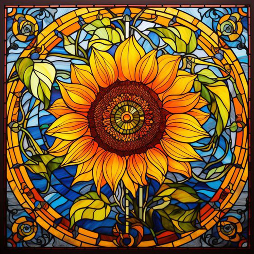 Sunflower - Full Square Drill Diamond Painting 30*30CM