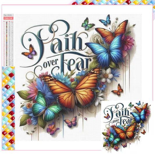 Overcoming Fear - Full Square Drill Diamond Painting 30*30CM