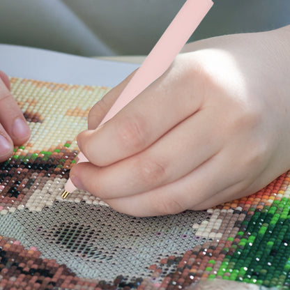 Cartoon Diamond Painting Pen Diamond Art Drill Pen with 6 Pen Tips DIY Supplies