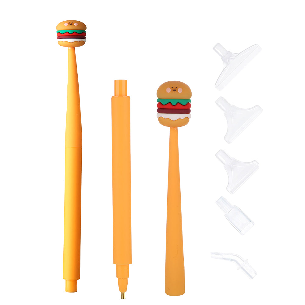 Cartoon Diamond Painting Pen Diamond Art Drill Pen with 6 Pen Tips DIY Supplies