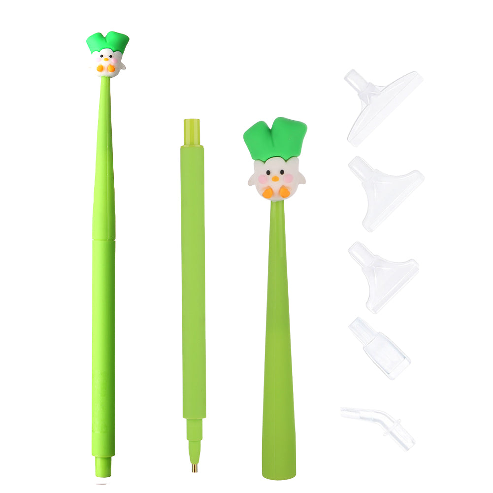 Cartoon Diamond Painting Pen Diamond Art Drill Pen with 6 Pen Tips DIY Supplies