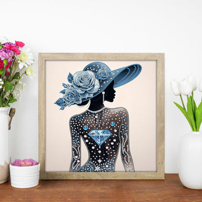 Elegant Lady - Special Shaped Drill Diamond Painting 30*30CM