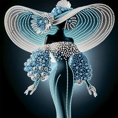 Elegant Lady - Special Shaped Drill Diamond Painting 30*30CM