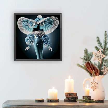Elegant Lady - Special Shaped Drill Diamond Painting 30*30CM