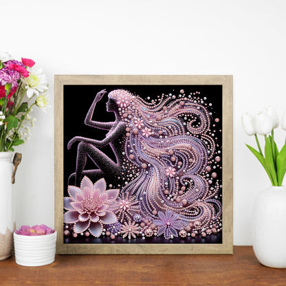 Elegant Lady - Special Shaped Drill Diamond Painting 30*30CM