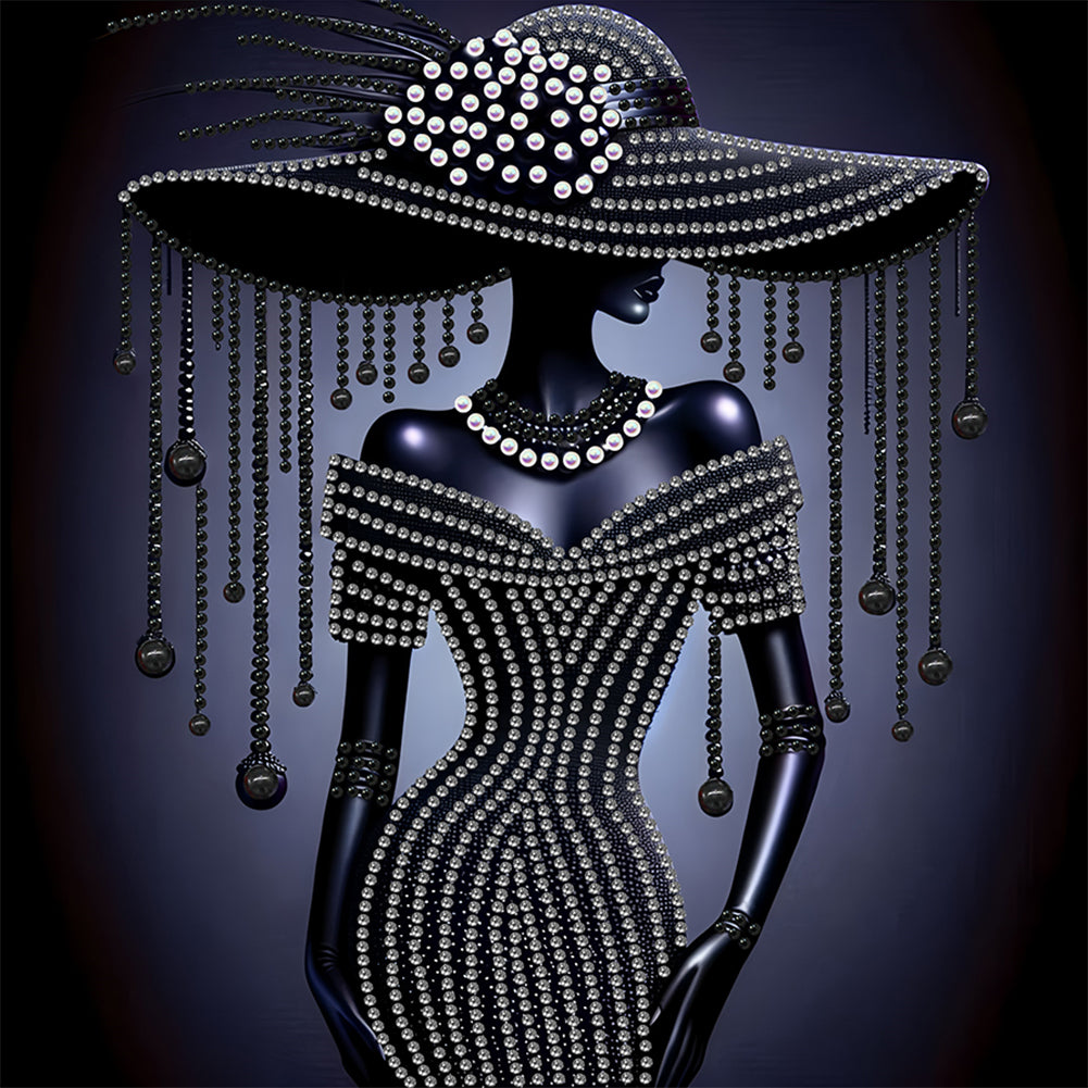 Elegant Lady - Special Shaped Drill Diamond Painting 30*30CM