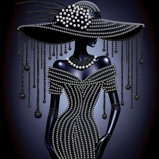 Elegant Lady - Special Shaped Drill Diamond Painting 30*30CM