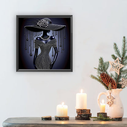 Elegant Lady - Special Shaped Drill Diamond Painting 30*30CM