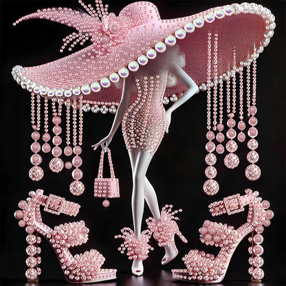 Elegant Lady - Special Shaped Drill Diamond Painting 30*30CM