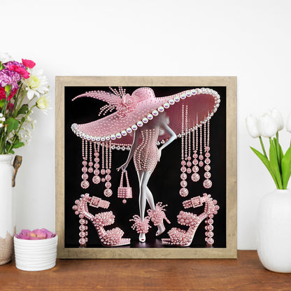 Elegant Lady - Special Shaped Drill Diamond Painting 30*30CM