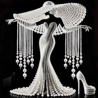 Elegant Lady - Special Shaped Drill Diamond Painting 30*30CM