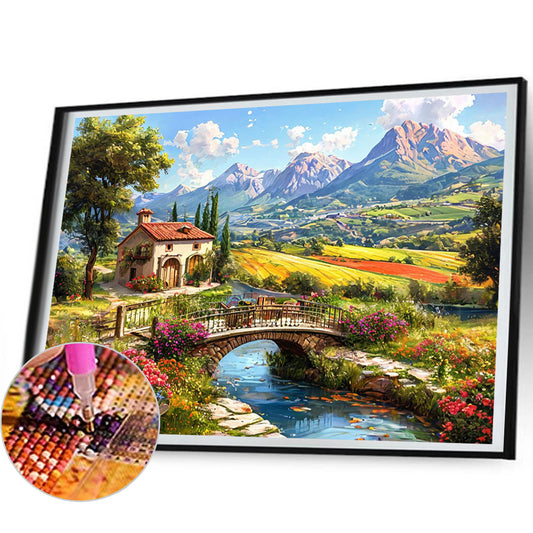 Natural Scenery - Full Round Drill Diamond Painting 50*35CM