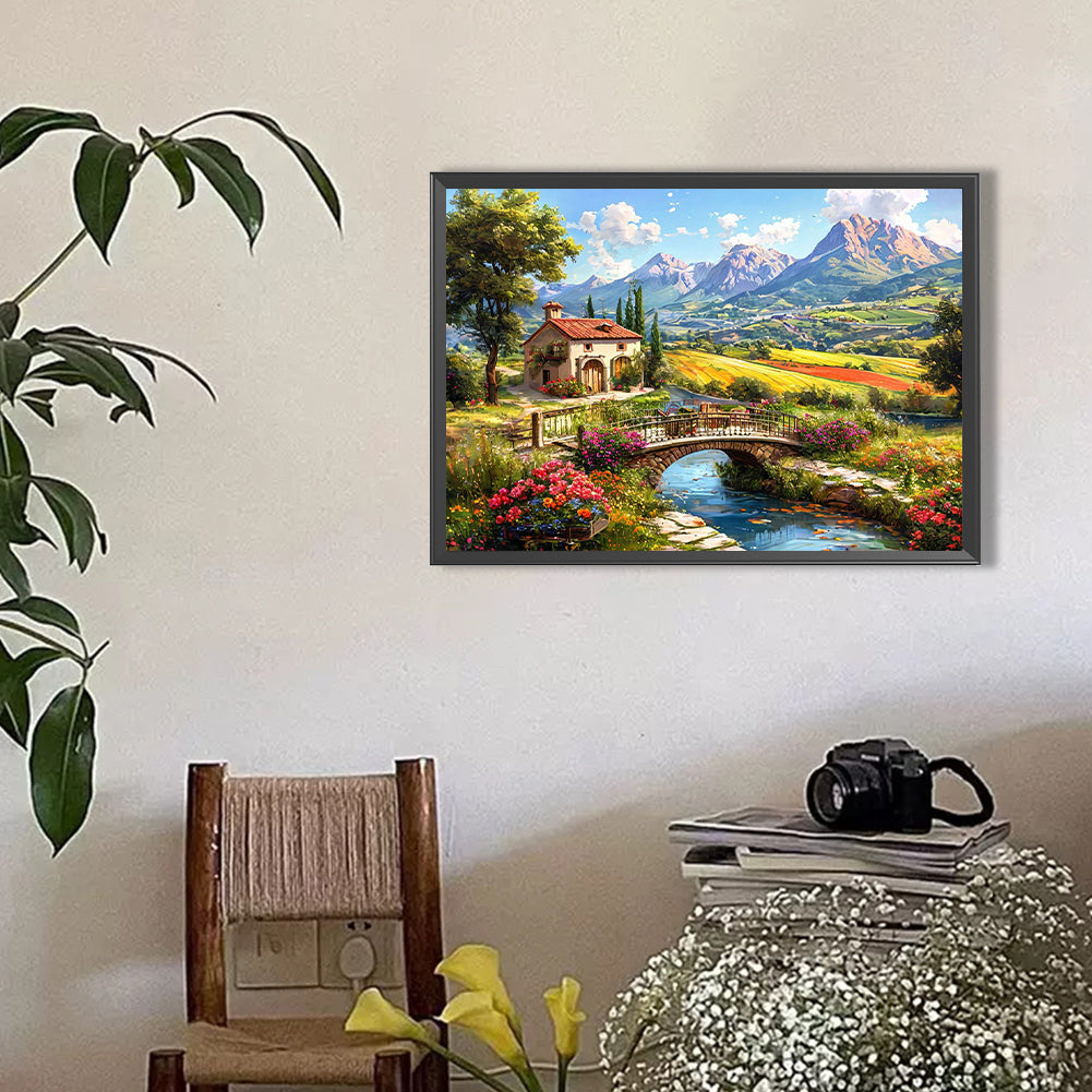 Natural Scenery - Full Round Drill Diamond Painting 50*35CM