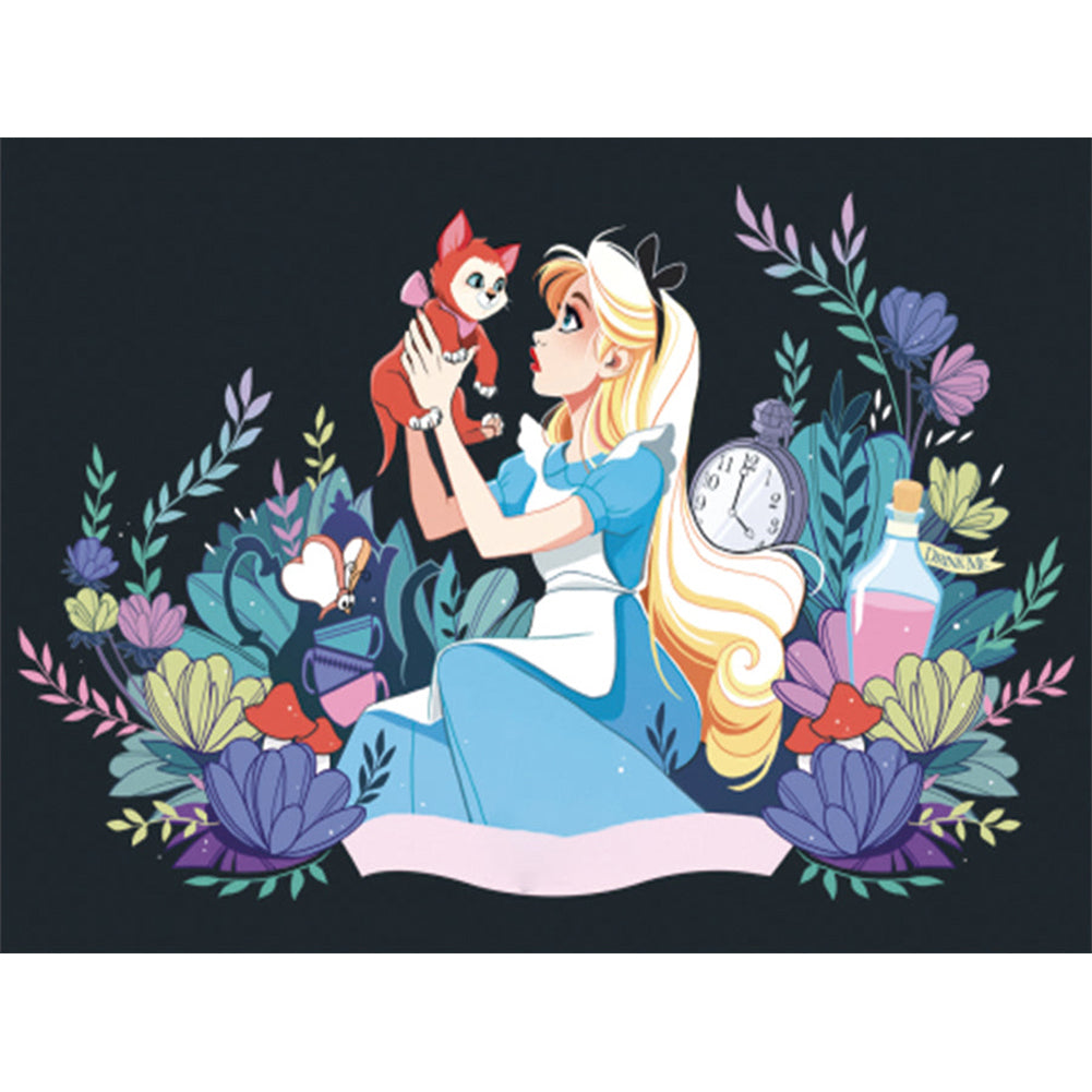 Disney Cartoons - Full Round Drill Diamond Painting 40*30CM